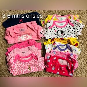 Colorful Baby Onesies Set